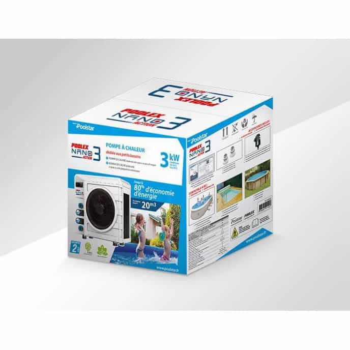 Pompe à chaleur Poolex Nano Action 3 kW
