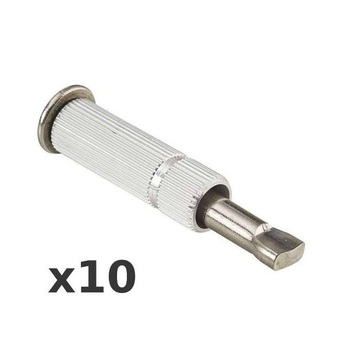 Lot de 10 pitons douille