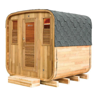 Sauna Vapeur d\'extérieur Gaïa Nova - 3 à 6 places
