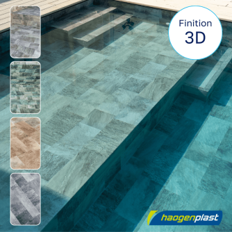 Liner armé 3D Stonetile Haogenplast