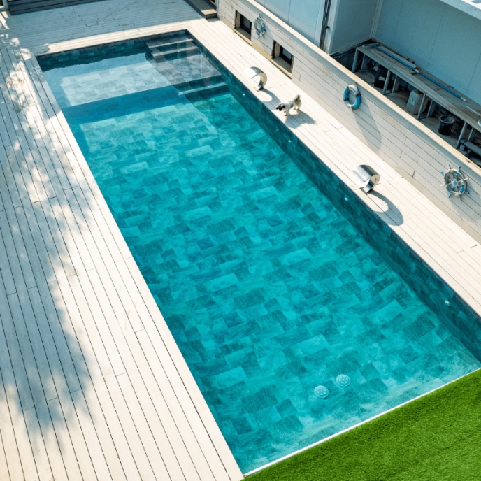 Liner PVC armé 3D Stonetile Haogenplast