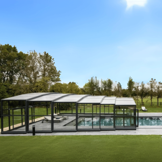 Abri de piscine Haut