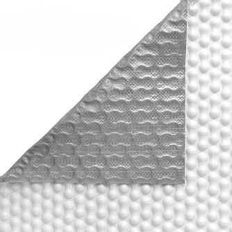 Bâche à bulles bordée quatre côtés 500 microns Rae Guard Gris-Blanc (prix au m²)