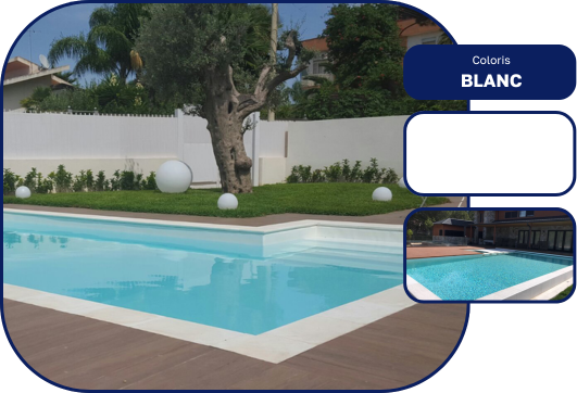 Liner Armé HydroFlex Verni - Blanc 